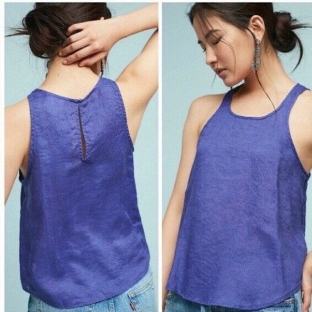 Maeve Linen Tank Top